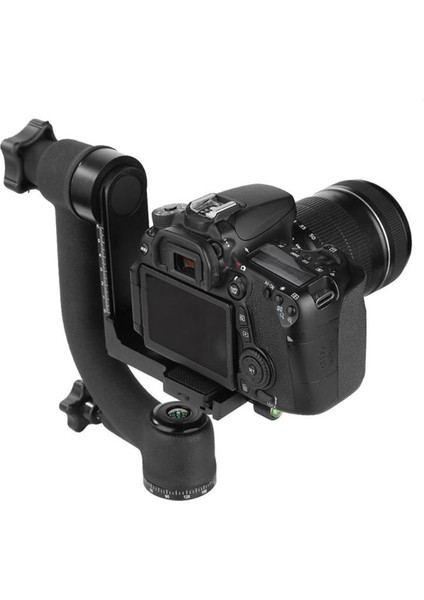 360 Derece Panoramik Gimbal Tripod Topu Kafa 1/4 Inç Vida Hızlı Bırakma Plakası ile Dslr Kamera Için Telefoto Lens (Yurt Dışından) indirimleri