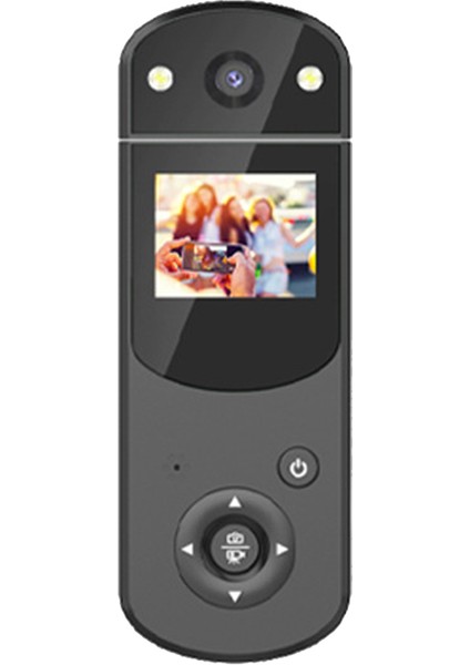 El Dijital Mini Spor Kamera 1080P Osmo Cep Dv Kamera Hd Kızılötesi Video Kamera Eylem Kamera-Siyah (Yurt Dışından)