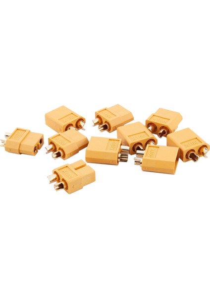 5 x Çift Rc XT60 Erkek ve Dişi Çift Pil Konektörü + Isıyla Daralan (Yurt Dışından)