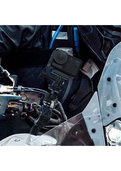 Motosiklet Bisiklet Klips Braketi Adaptörü Gopro 12 INSTA360 Aksiyon Kamera Aksesuarları Için Montaj (Yurt Dışından) indirimleri