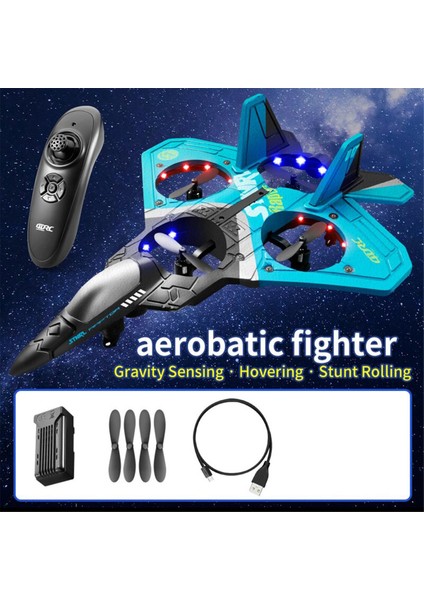 Rc Uzaktan Kumandalı Uçak 2.4g Uzaktan Kumanda Avcı Uçağı Hobi Uçak Planör Uçak Epp Köpük Oyuncaklar Rc Drone Çocuklar Hediye-A (Yurt Dışından)