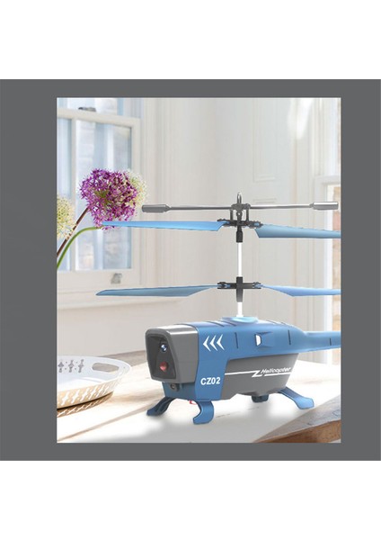 Rc Helikopter 3.5 Kanal Uzaktan Kumandalı Uçak 2.4g Süzülen Engellerden Kaçınma Uçağı Uçak Uçan Oyuncak Çocuklar Için-Gri (Yurt Dışından)