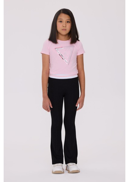 Bg Store Kız Çocuk Siyah Pantolon