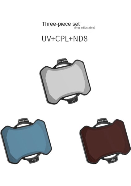 Djı Avata2 Traverser Filtresi Için Rcstq Drone Filtresi Çok Işlevli Kullanışlı Koruyucu Ayna Aksesuarları, Uv + Cpl + Nd8 Filtre (Yurt Dışından)