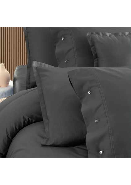 Monochrome Dark GREY%100 Pamuk Saten ''300 Tc" Nevresim Takımı Çk V9 fiyatları