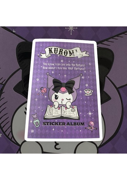 Hello Kitty ve Arkadaşları Kuromi My Melody Sticker Albümü 16 Sayfa