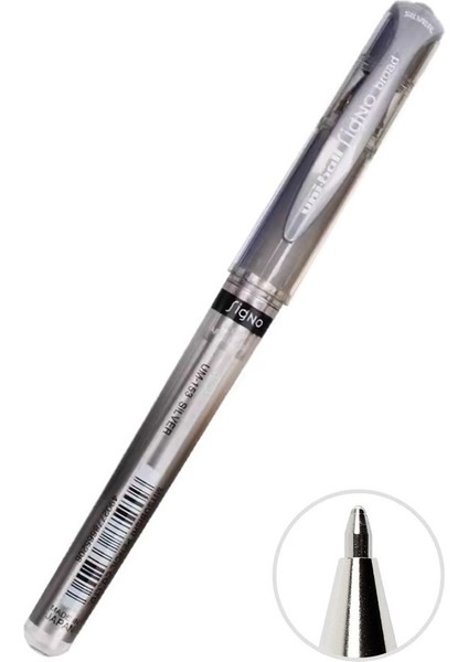 Imza Kalemi 1 Adet Uniball Signo Broad 1.0 mm Roller Pilot Kalem UM-153 Yaldızlı Davetiye Kalemi Uçlu Likit Mürekkepli