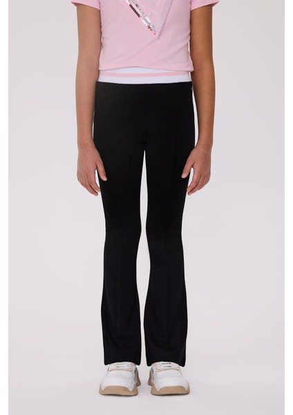 Bg Store Kız Çocuk Siyah Pantolon