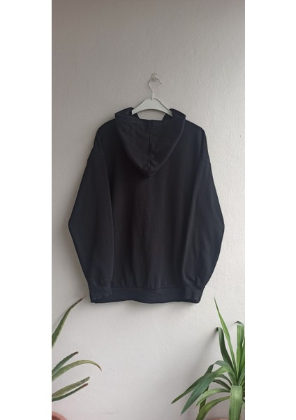 Fermuarlı Kapşonlu Sweatshirt