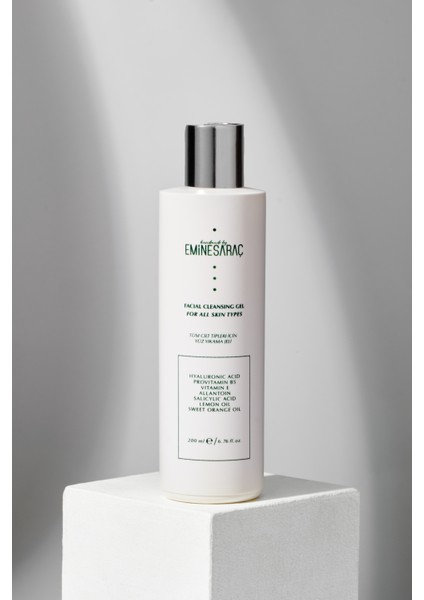 Handmade By Emine Saraç Yüz Yıkama Jeli 200ml – Tüm Cilt Tipleri İçin Aydınlatıcı, Onarıcı Ve Besleyici Bakım