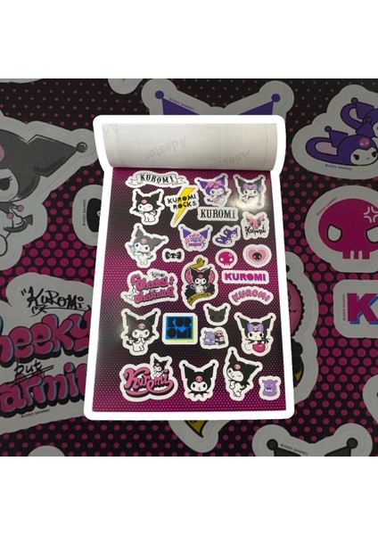 Hello Kitty ve Arkadaşları Kuromi My Melody Sticker Albümü 16 Sayfa