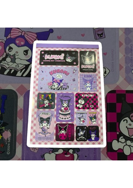 Hello Kitty ve Arkadaşları Kuromi My Melody Sticker Albümü 16 Sayfa