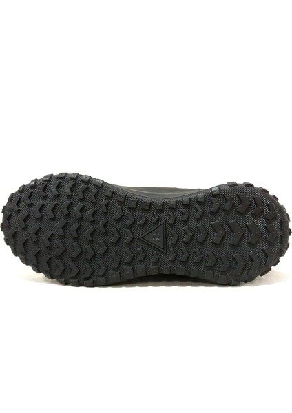 Siyah Kırmızı Bağcıklı Boğazlı Sneakers Spor Ayakkabı