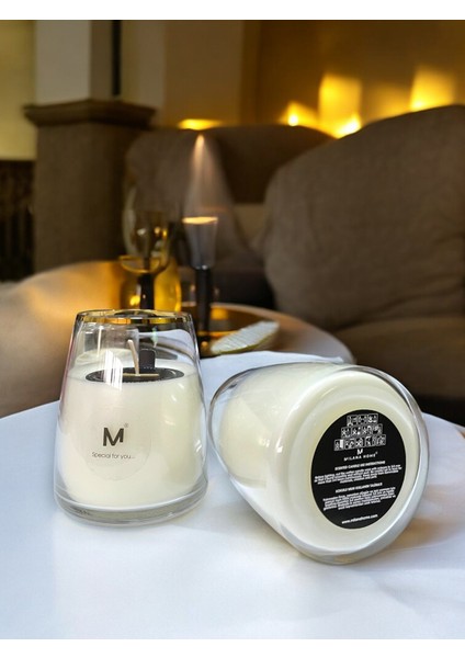Kokulu Mum Altın Varaklı Cam Bardak Amber Seduction 250 gr fiyatları