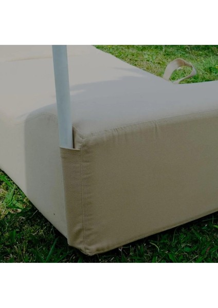 Katlanır Şezlong Minder ve Puf Seti Su Itici ve Uv Korumalı Kumaş Bej Sunbed Ultımatecomfort fiyatları