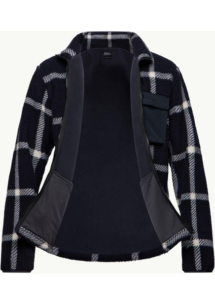 felslicht check jkt m erkek outdoor ceket a60058-c0413 dark navy modelleri