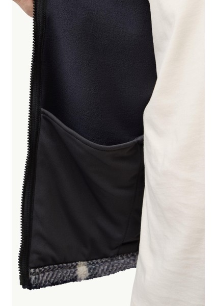 felslicht check jkt m erkek outdoor ceket a60058-c0413 dark navy fırsatları