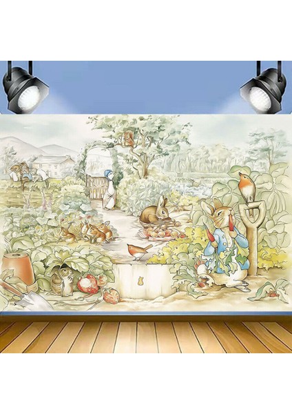 Paskalya Tavşanı Arka Plan Çocuklar Mutlu Yıllar Partisi Duş Fotoğraf Arka Plan Dekoru -240X180CM (Yurt Dışından) fiyatları