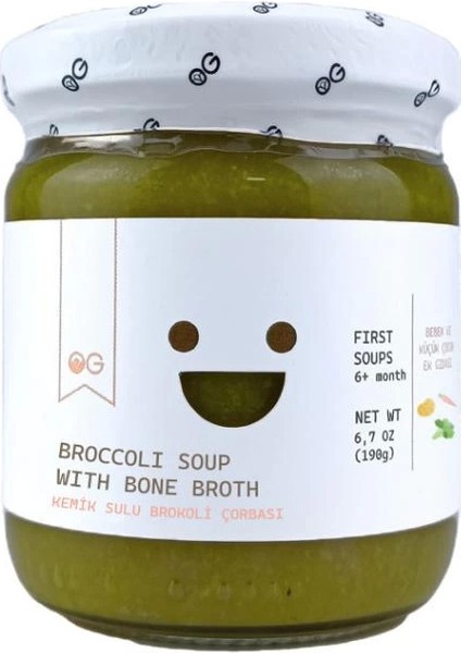 Og Natural Kemik Sulu Brokoli Çorbası 190 gr