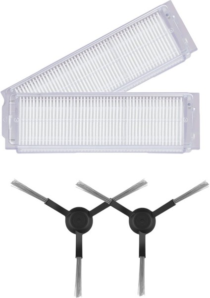 Xiaomi S10 ( B106GL ) Robot Süpürge Uyumlu 4'lü Yedek Parça Seti