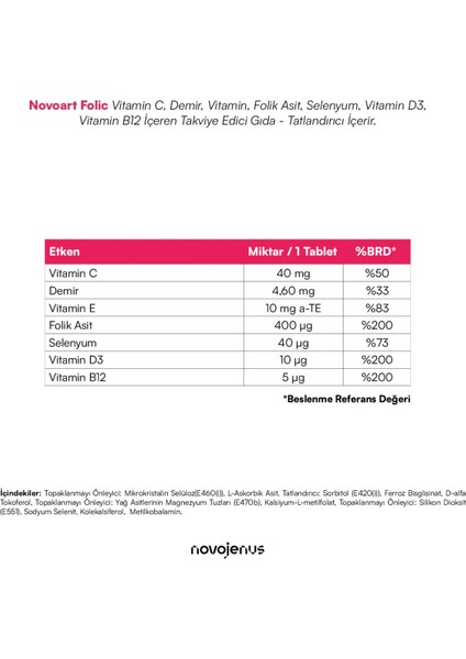 NovoArt Folic 3x30 Tablet