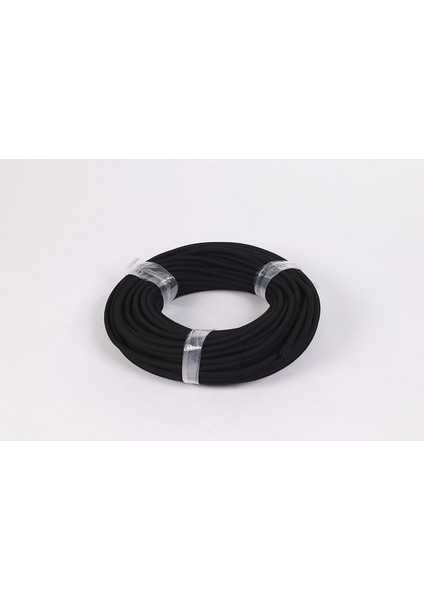 Kauçuk Örgülü Siyah Gaz Hortumu ( 5 x 8 mm ) (25 Metre)