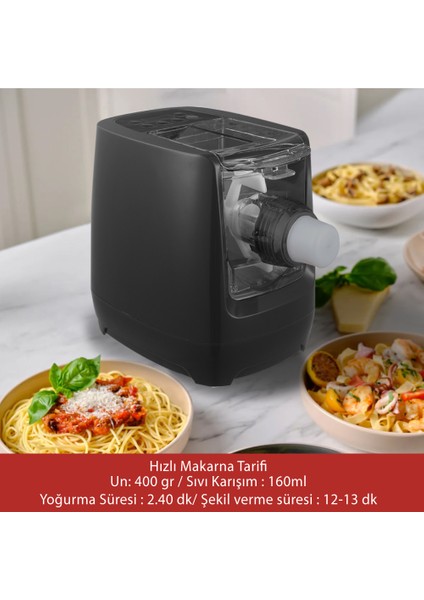 Pratik Otomatik Makarna ve Erişte Yapma Makinesi
