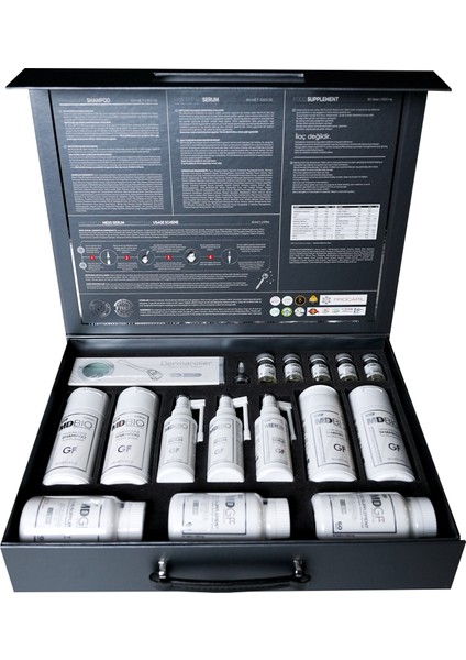 I Care My Hair 6 Aylık Saç Bakım Seti - Şampuan, Saç Serumu, Multi-Vitamin, Meso Serum ve Dermaroller Seti - Klinik Onaylı