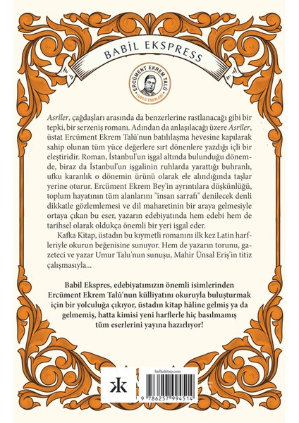 Asriler - Ercüment Ekrem Talû