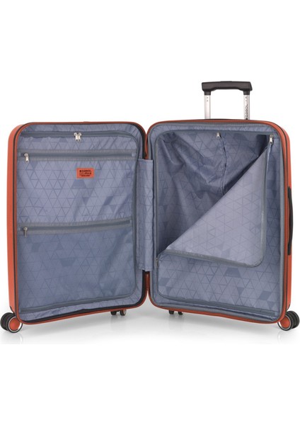 2 Valiz Seti (Kabin ve Orta Boy) Brooklyn Turuncu fırsatları