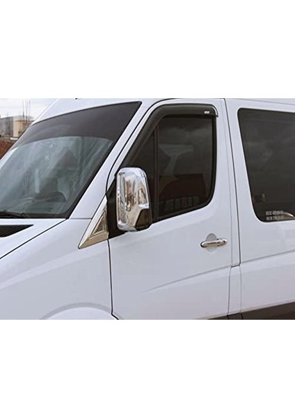 Vw Crafter Krom Ayna Kapağı 2 Parça Paslanmaz Çelik 2006-2016 Arası