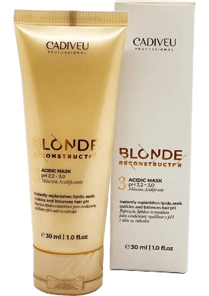 Blonde Reconstructor Ph Dengeleyici Maske 30 ml