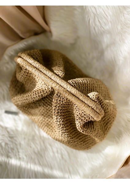 Hasır Clutch Çanta,hasır Çanta