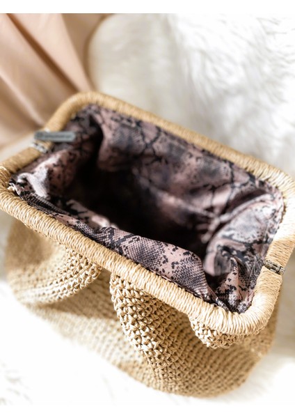 Hasır Clutch Çanta,hasır Çanta