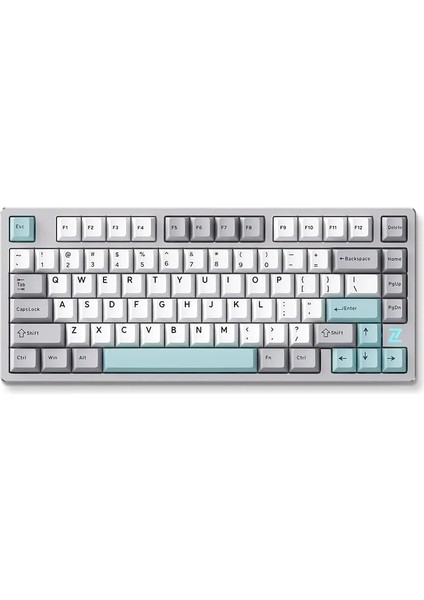 Mchose Z75S %75 Rgb Kablosuz Hotswap Gri – Mavi Mekanik Gaming Klavye (MC-Z75S-1)