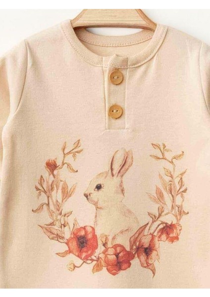 Bebek Tavşan Desenli Organik Tulum fırsatları