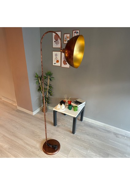 Patina Lambader Hareketli Başlık Modern Dekoratif Metal Oturma Odası Çalışma Odası Lambası