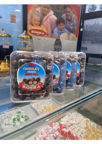 Miniş Çikolat Draje 100 gr Koli 24 Adet