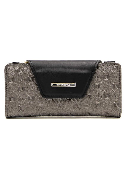 M46 Platin Mat Siyah 1114 Cüzdan