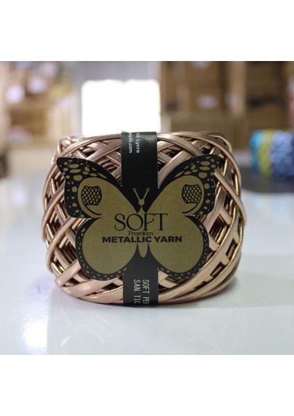 Metalik Örgü Ipi Rose Gold 4 Adet Fiyatıdır. 2 Parça Ip (30+30,40+20 Vb.)