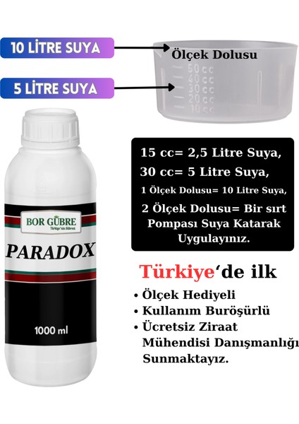 Paradox Sıvı Gübre 1000 ml