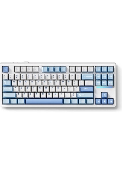 Mchose K87 %80 Tkl Rgb Kablosuz Hotswap Mavi Mekanik Gaming Klavye (MC-K87-2)