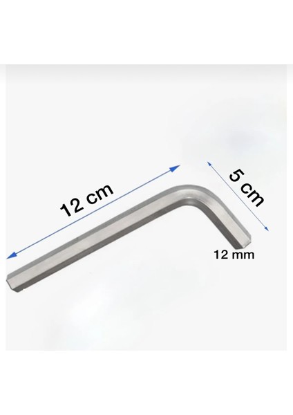 Eltos Tekli Allen Anahtar 12 mm