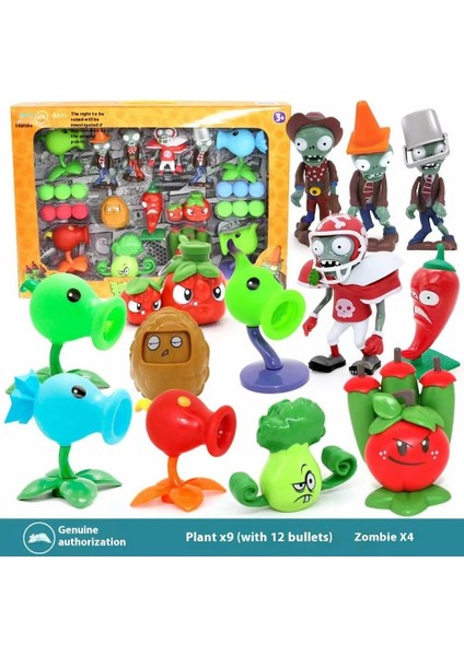 Plants Vs Zombies Oyuncakları Komple Çizgi Film Bebek Hediye Seti (Yurt Dışından)