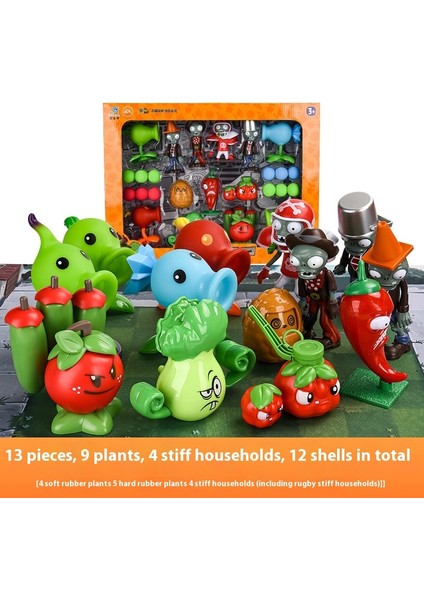 Plants Vs Zombies Oyuncakları Komple Anime Model Seti (Yurt Dışından)