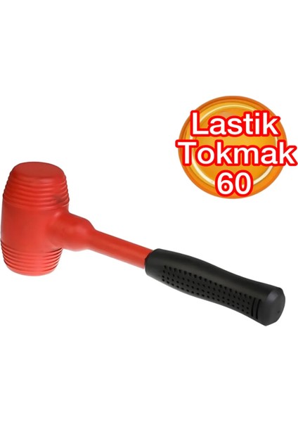 Çift Renkli Lastik Tokmak 60 mm