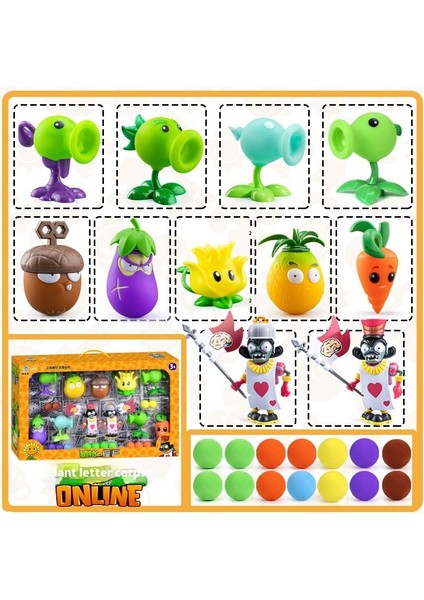 Plants Vs Zombies Oyuncak Figürleri Komple Hediye Seti (Yurt Dışından)