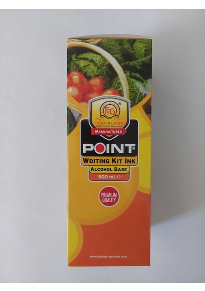 Point Yazı Seti Mürekkebi Kırmızı 500 ml