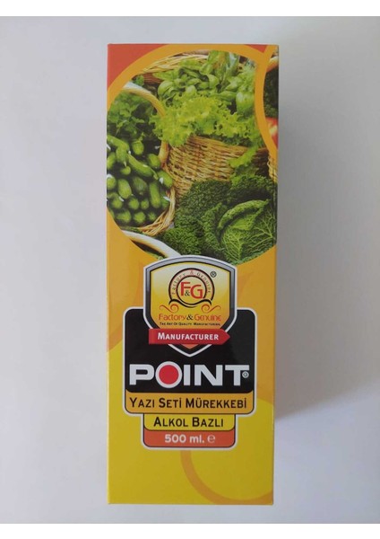 Point Yazı Seti Mürekkebi Kırmızı 500 ml