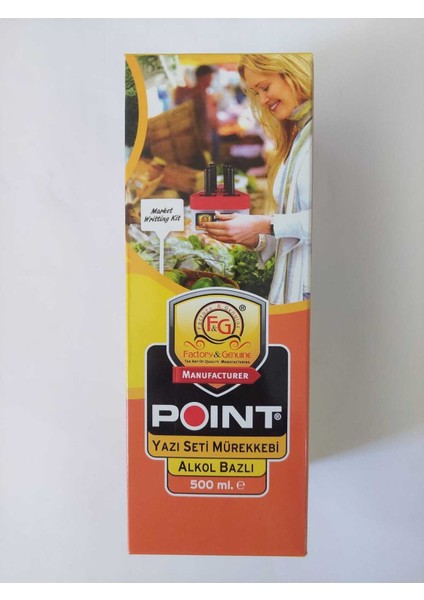 Point Yazı Seti Mürekkebi Kırmızı 500 ml